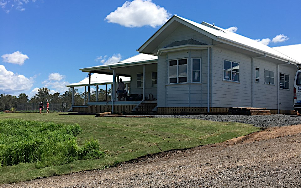 A newly-constructed residence